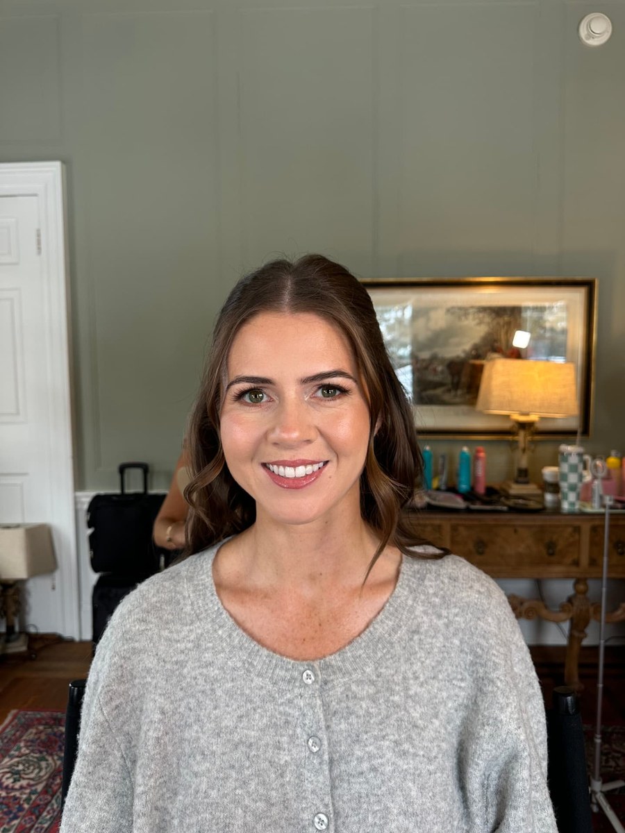 Soft glam makeup look