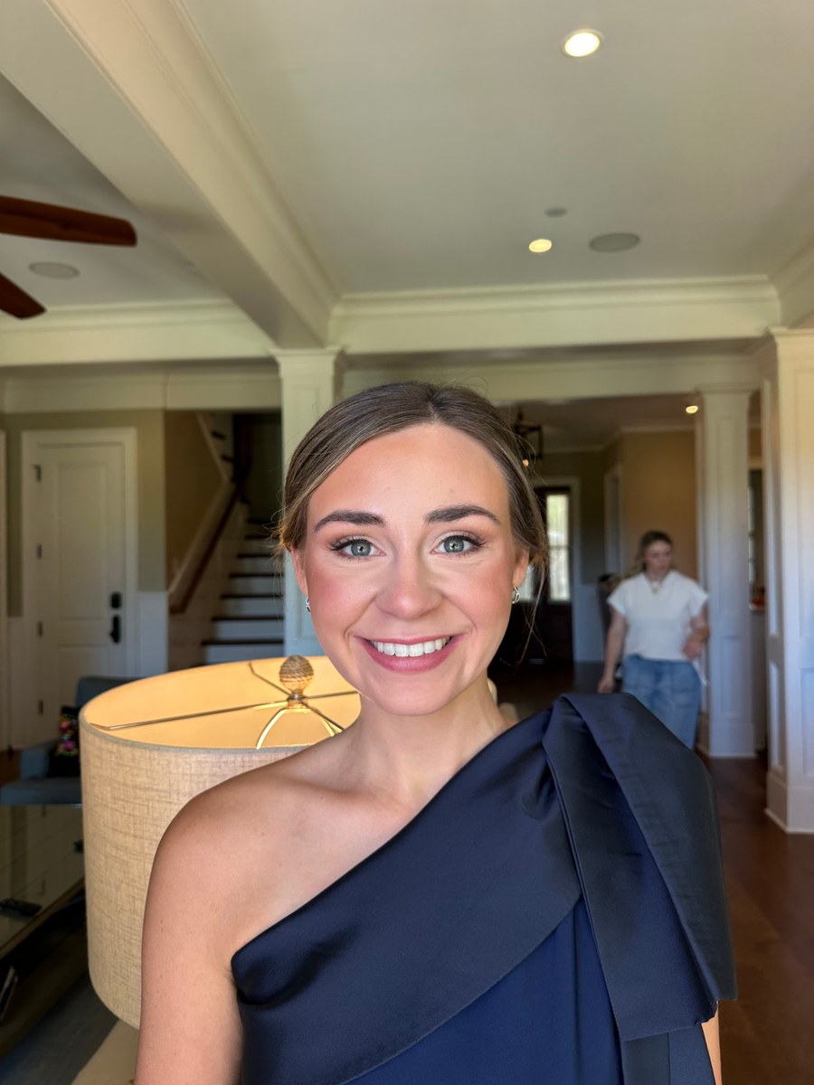 Soft glam makeup look