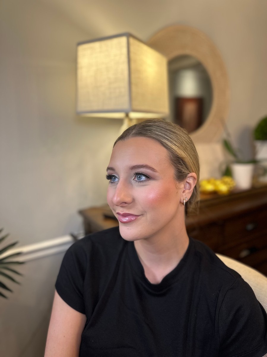 Soft glam makeup look