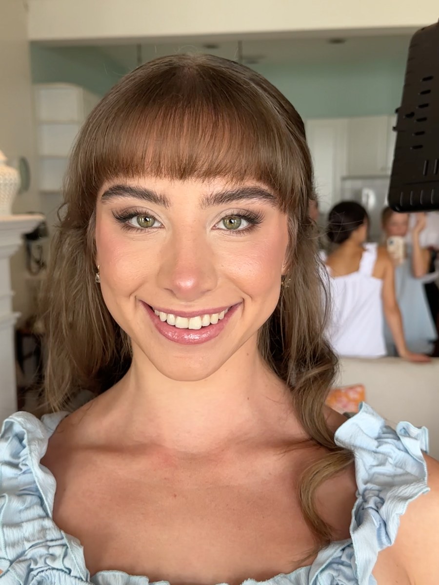 Soft glam makeup look