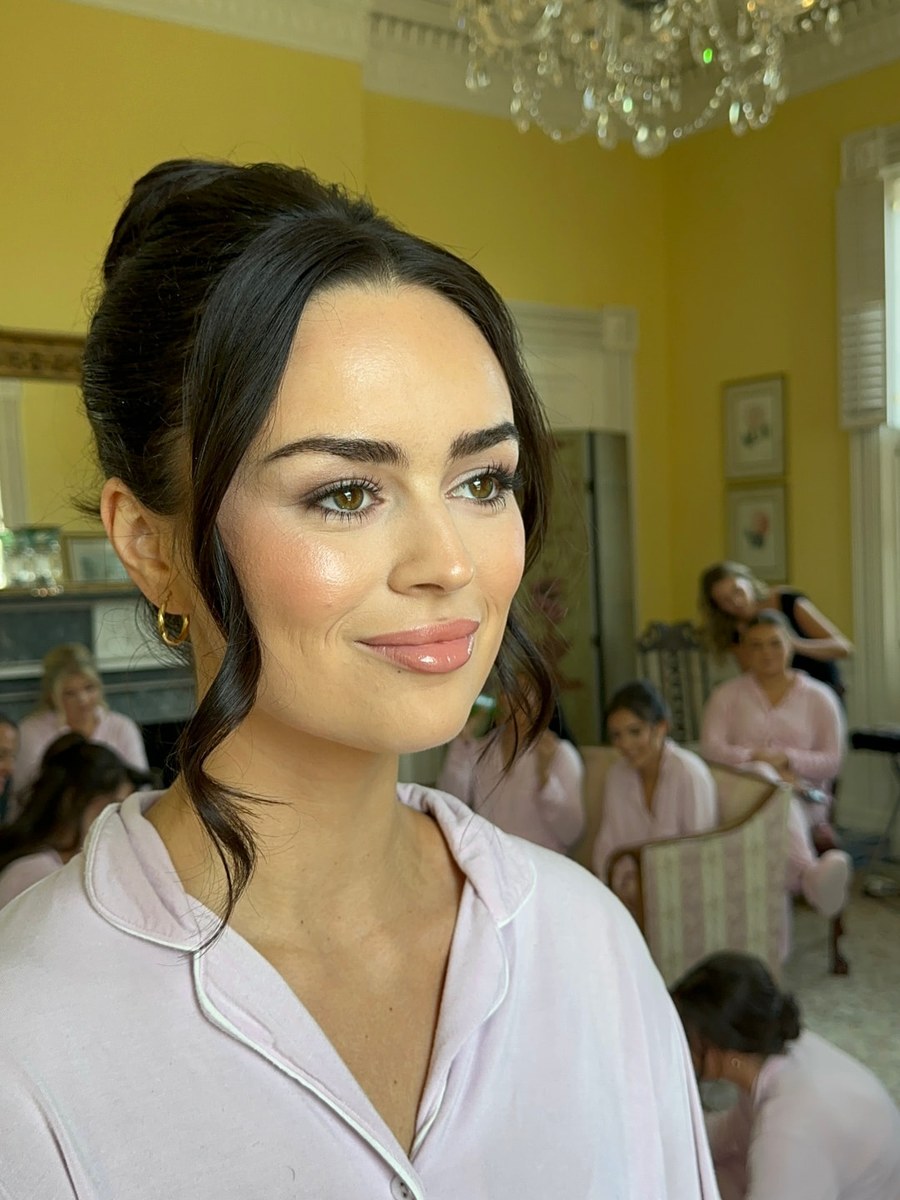 Soft glam makeup look